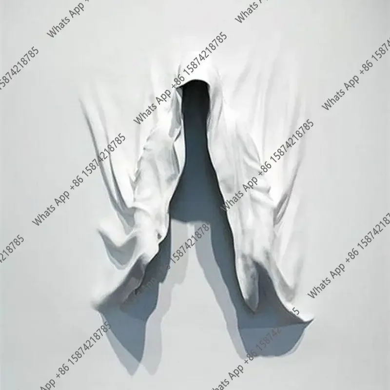 Creative 3D Glass And Steel Engraving Invisible Figure Wall Hanging Decoration BBQ Hot Pot Shop Wall Door Decoration X