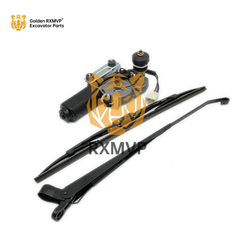 For Kobelco SK 60SR 70SR 200-1-2-3 135SR Wiper Motor Wiper Motor Motor Wiper Motor Excavator Parts