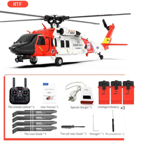 YXZNRC F09-S 2.4G 6CH RC Helicopter 6-Axis Gyro GPS Optical Flow Positioning 5.8G FPV Camera Dual Brushless Motor Flybarless RTF