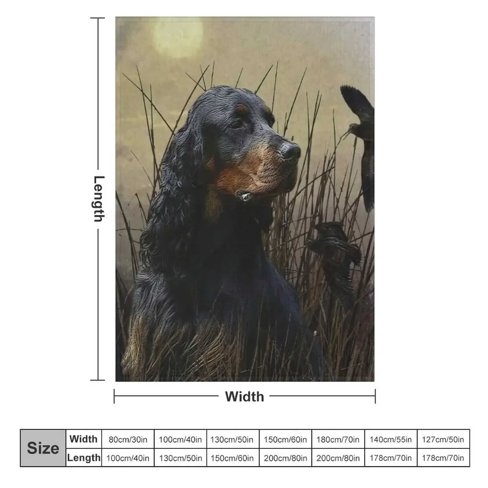 Gordon Setter , Hunting companion Throw Blanket Luxury Brand Large Warm Kid'S Blankets