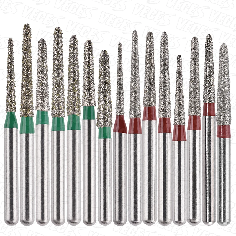 CF Type Coarse Fine Dental Diamond Burs Drill Dental Burs for High Speed Handpiecess Dentist Tools