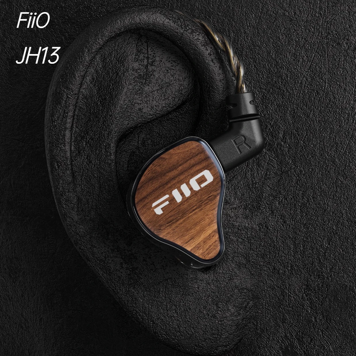 FiiO JadeAudio JH13 1DD 2BA Dynamic Hybrid Driver Wired in Ear Headphones Ergonomics HiFi Lightweight Portable Earbuds Headphone