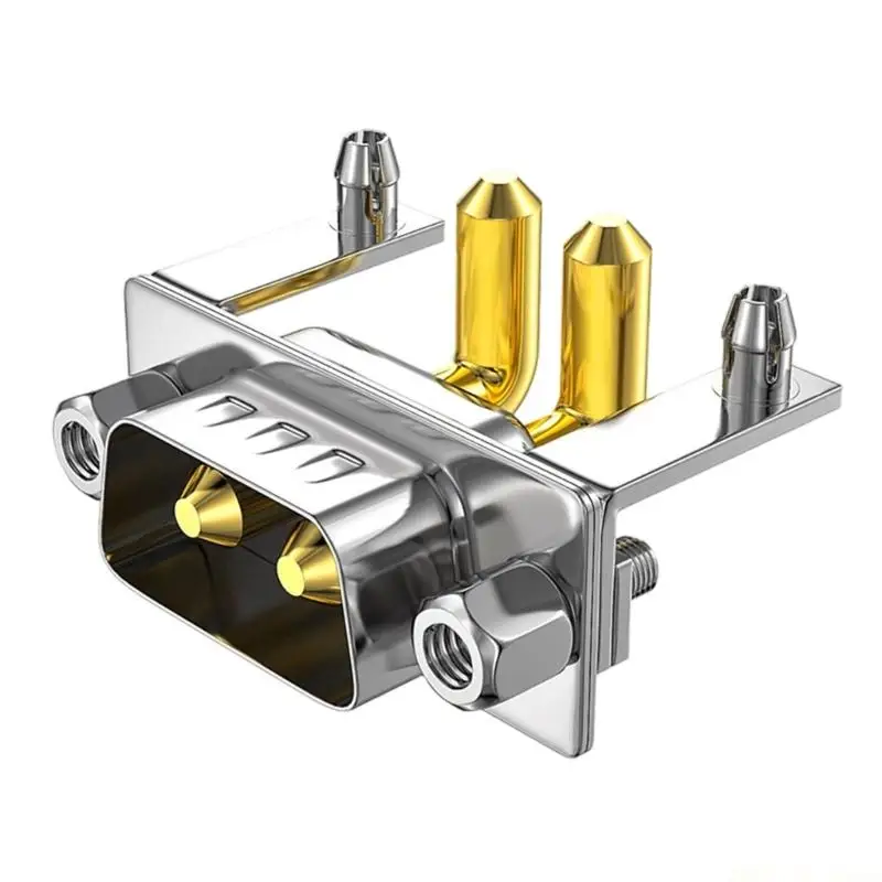 M5TD DB2 2W2 40A Pin Connector 2Pin 90 Degree/Straight Solder Board Plug For Industrial Control Automotive Electronics