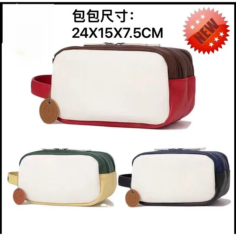 Golf clutch bag Fashion color matching Multifunctional clutch bag Men's and women's handbags