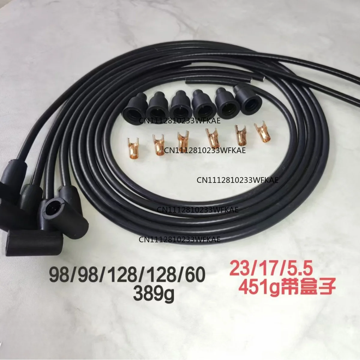 4-Cylinder spark plug wire set for Ford front 8N 9N12259B 9N Jubilee 2N