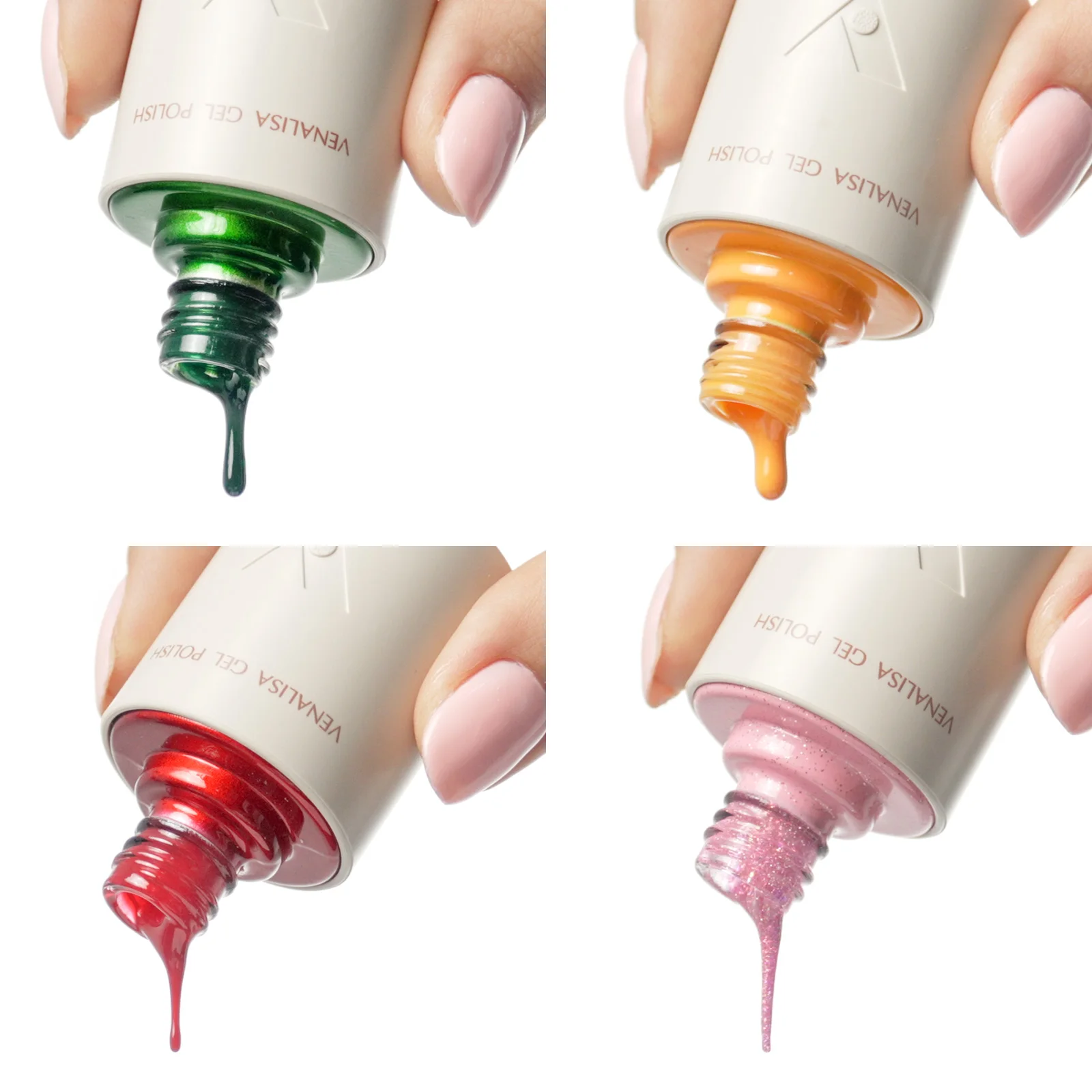 VENALISA 10 ml Nagel-Gel-Nagellack, Sommernägel, Gelee-Farbe, halbtransparent, neue Formel, vegan, HEMA, TPO-frei, langlebiger Lack, UV-Gel – Detail 8