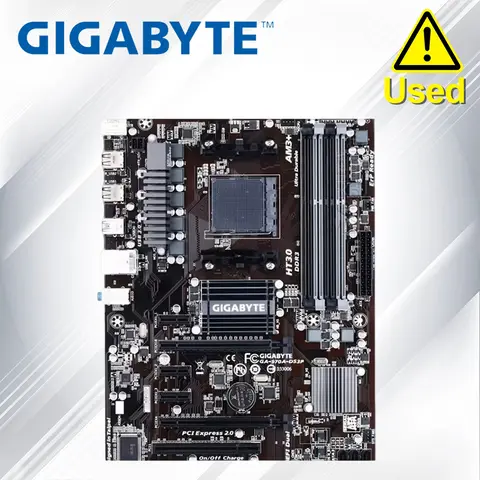 Used Gigabyte Motherboard GA-970A-DS3P V2.0 Socket AM3/AM3+ DDR3 970A-DS3P boards 32GB 970 Desktop Motherboard