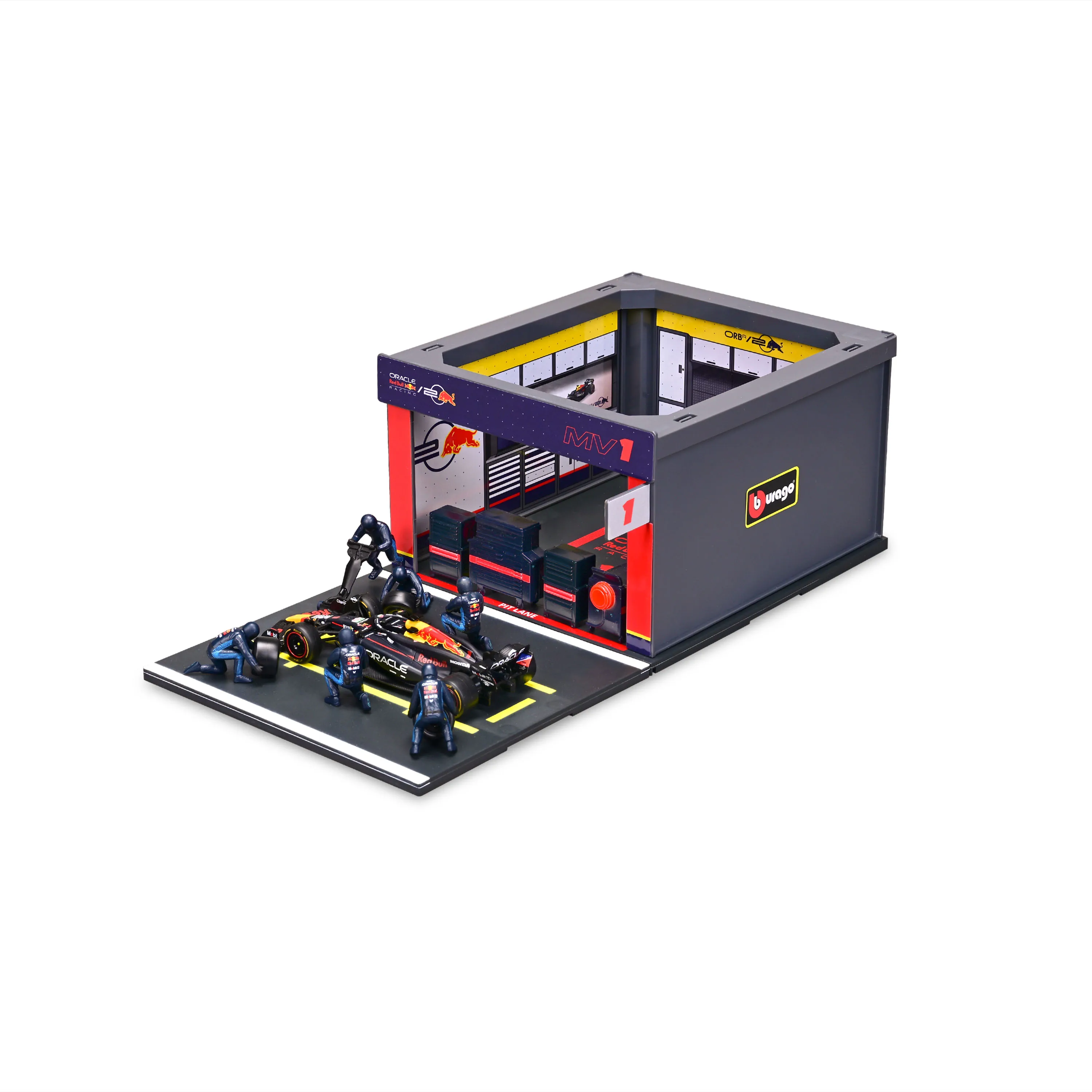 Bburago 1:43 2024 ريد بول ريسينغ F1 RB20 # 1 ماكس فيرستابين # 11 مجموعة نماذج سيارة بيريز داي كاستينج