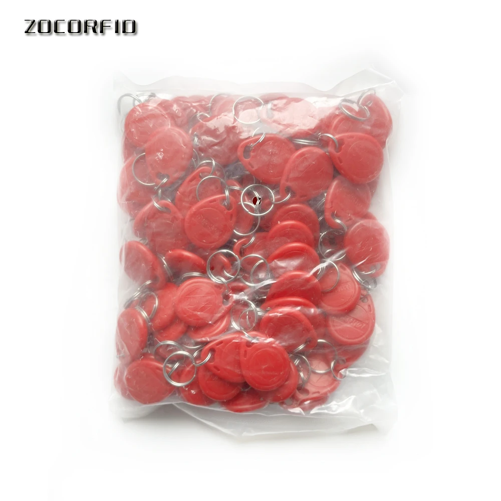 One lot(100pcs) 125Khz TK4100 RFID Proximity ID Card Token Tags Keyfobs For Access Control Time Attendance