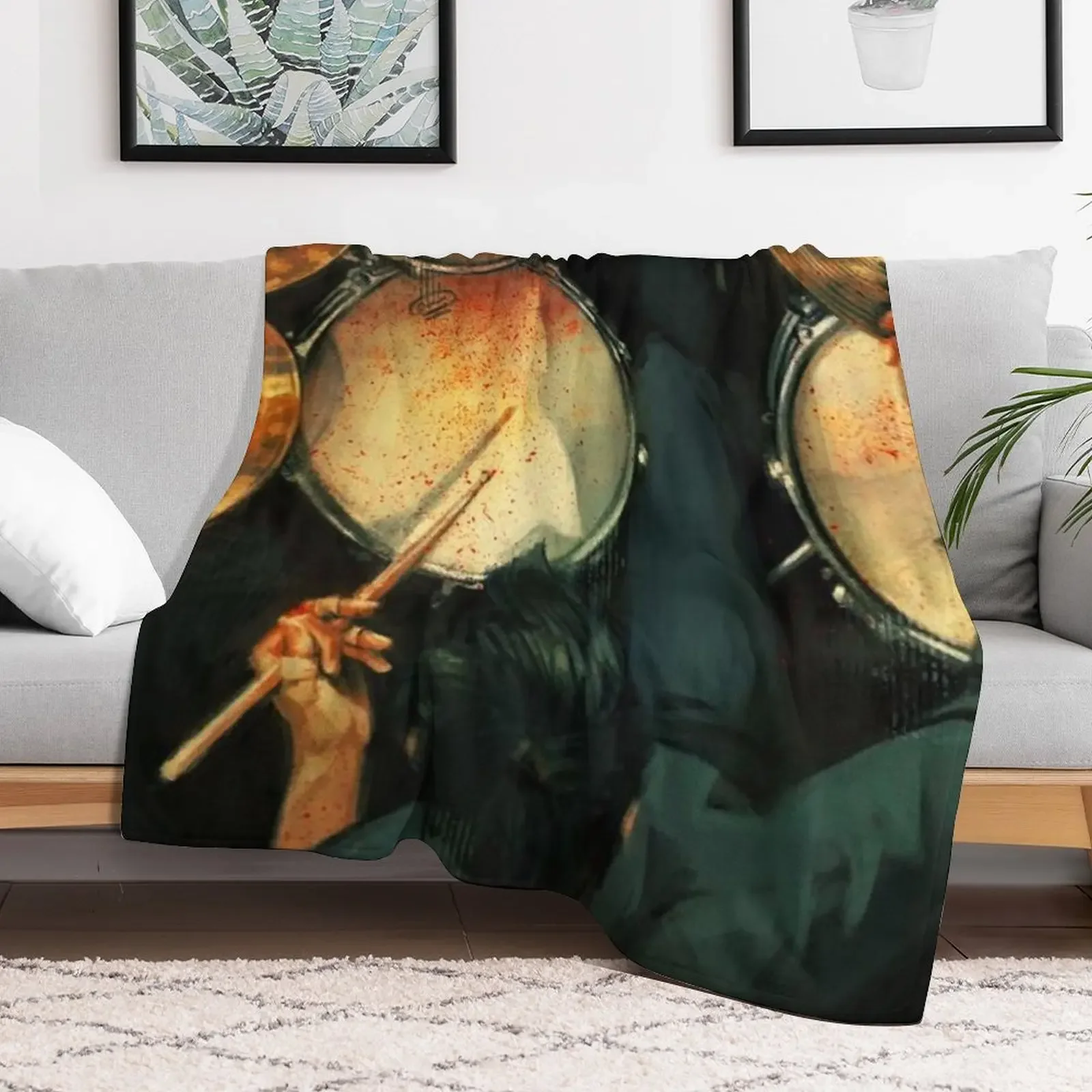 Whiplash Throw Blanket Soft Comfort Blanket for Reading Watching TV