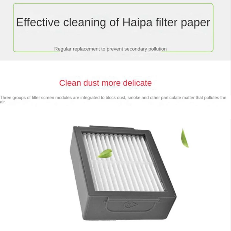 Rouleau et brosse latérale de remplacement pour aspirateur robot IRobot Roomba, filtre HEPA, sac à poussière, I7, I7 +, E5, E6, 17 pièces