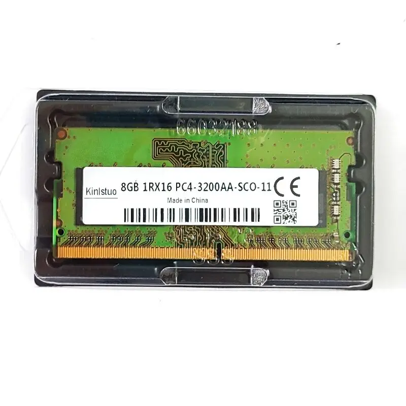 Mémoire de serveur d'ordinateur portable, modèle DDR4, capacité 8 go 8 go, fréquence d'horloge 3200/1.2 Mhz, broches PC4-3200AA-SCO-11 V, mémoire vive, so-dimm, 1rx 16