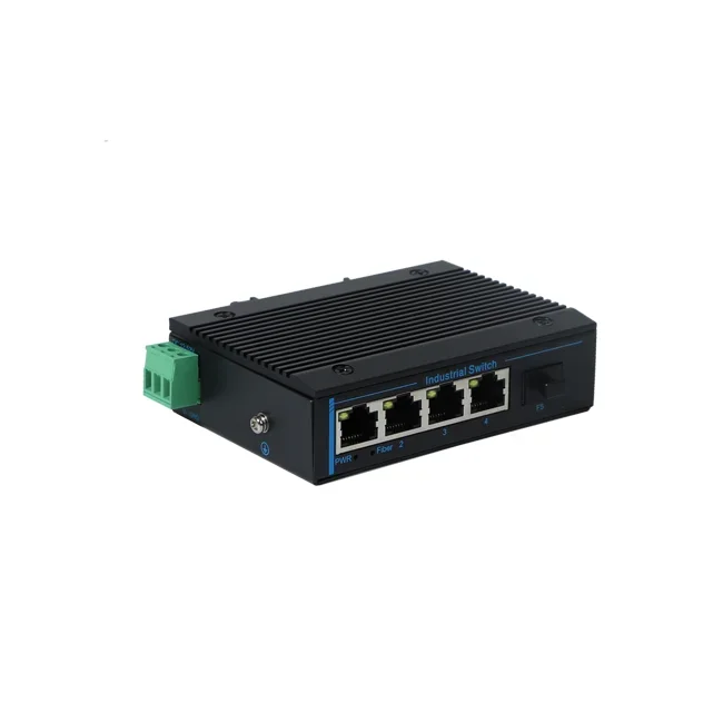 

Industrial Ethernet Switch 4 Port 100 Mbit/s DC Input Network Switch RJ45 Din Rail Ethernet Switch