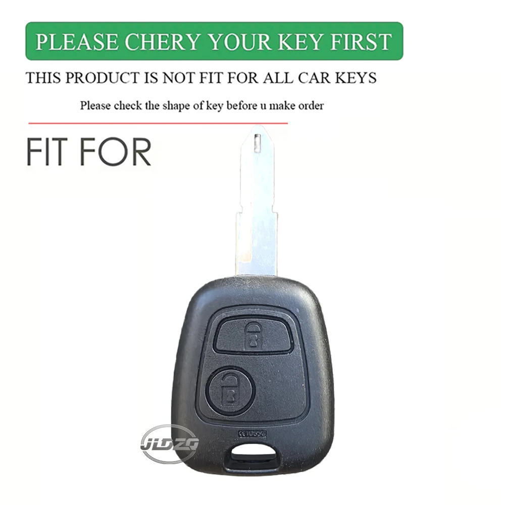 Silicone Car Key Cover Case for Peugeot 106 107 206 207 307 for Citroen C1 C2 C3 C4 XSARA PICASSO for Toyota AYGO Protector