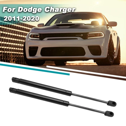 Imagen 1 del producto 2 unids/set cubierta delantera del motor barras de soporte de elevación puntales de Gas para Dodge Charger 2011-2015 2016 2017 2018 2019 2020 Accesorios