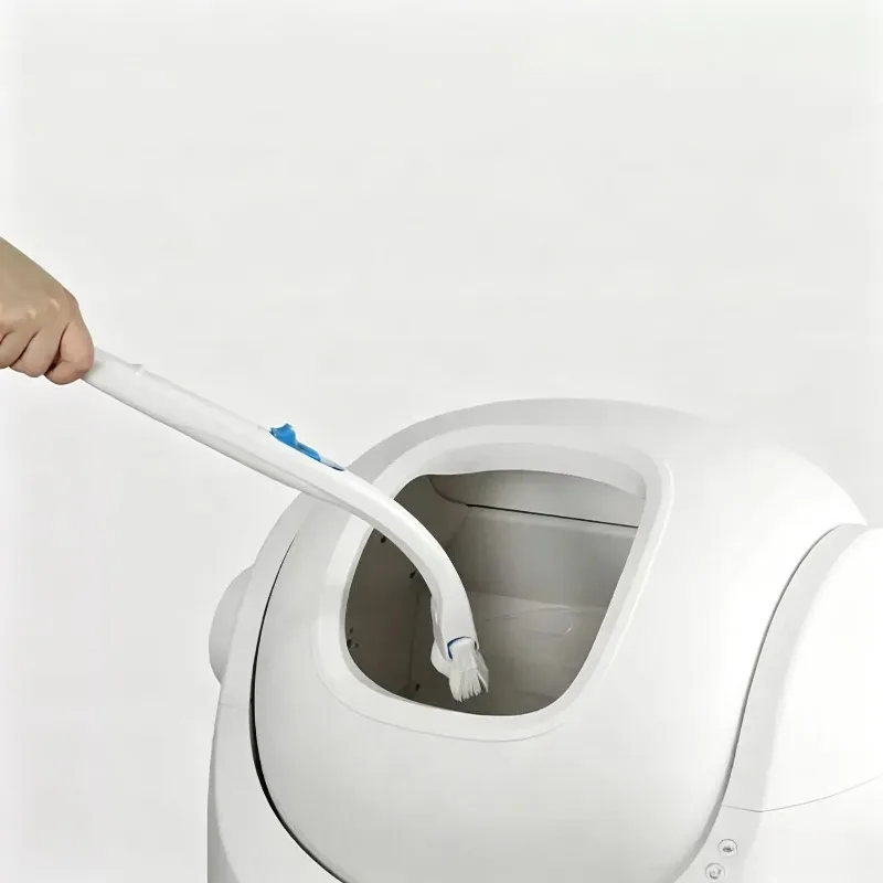 Cat Litter Box Cleaning Brush Sterilization Odor Removal Disposable Toilet Brush No Blind Spots Toilet Brushes Cleaning Supplies