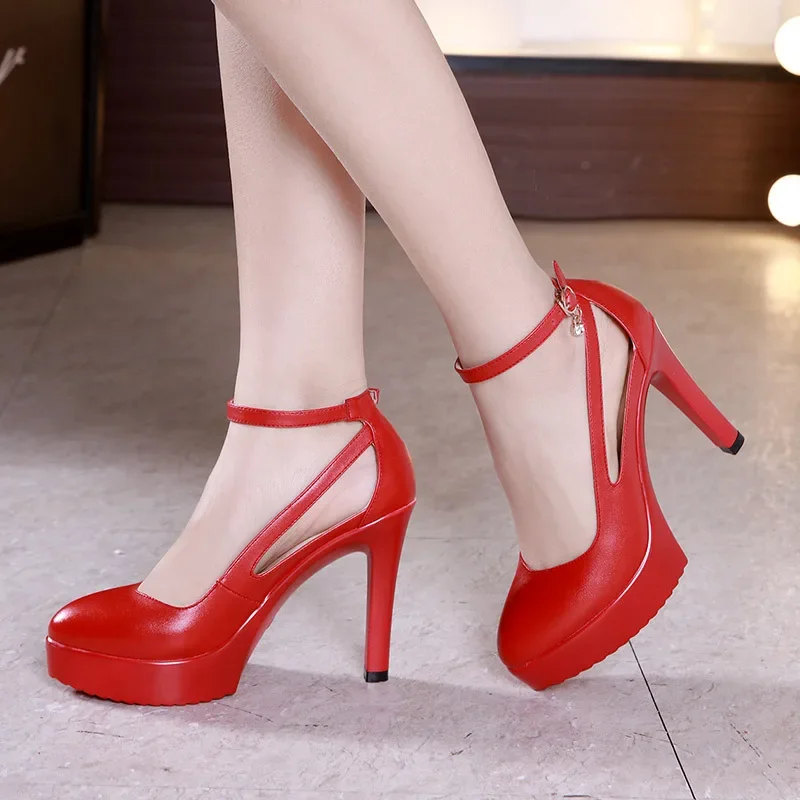 

Туфли-лодочки женские на платформе и высоком каблуке, 8 см, 11 см, 32-43 размера