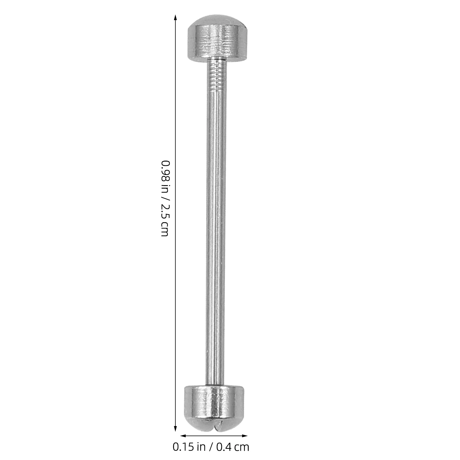 2 Stück Uhrenarmband Verbindungsstange Schraube Rohrgurte Stangen Schraubendreher Werkzeuge für