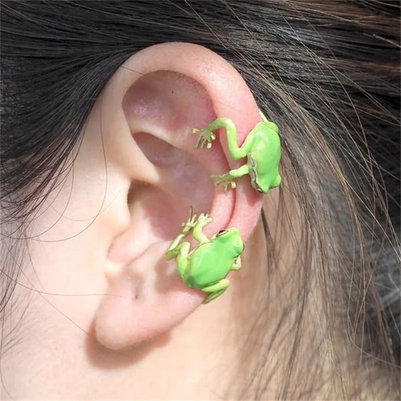 Originality Tree Frog Ring Fashion Alloy Opening Frog Open Rings Animal Shape Cute Adjustable Ring For Women