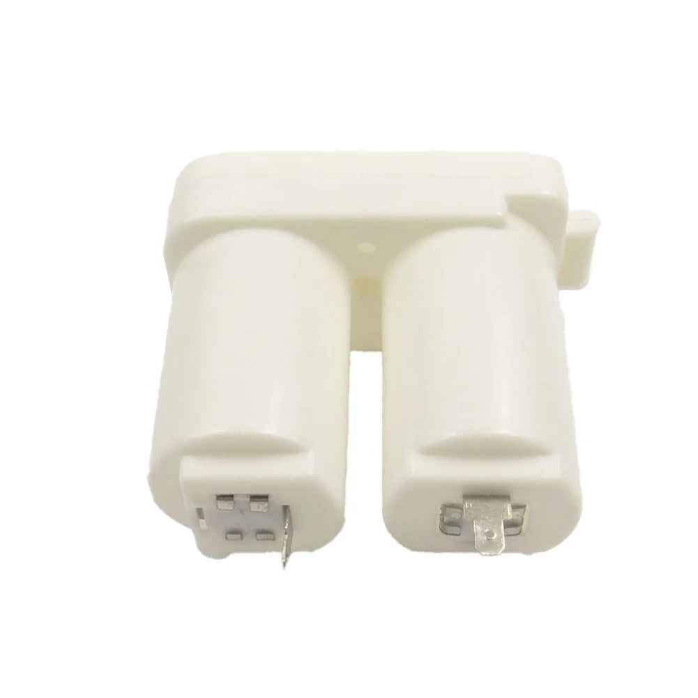 1/10 Stück 8x9cm Batteriekasten für Gasboiler, weißer Kunststoff, Doppelbatteriegehäuse, Ersatz für Gasboiler-Zubehör – Detail 6