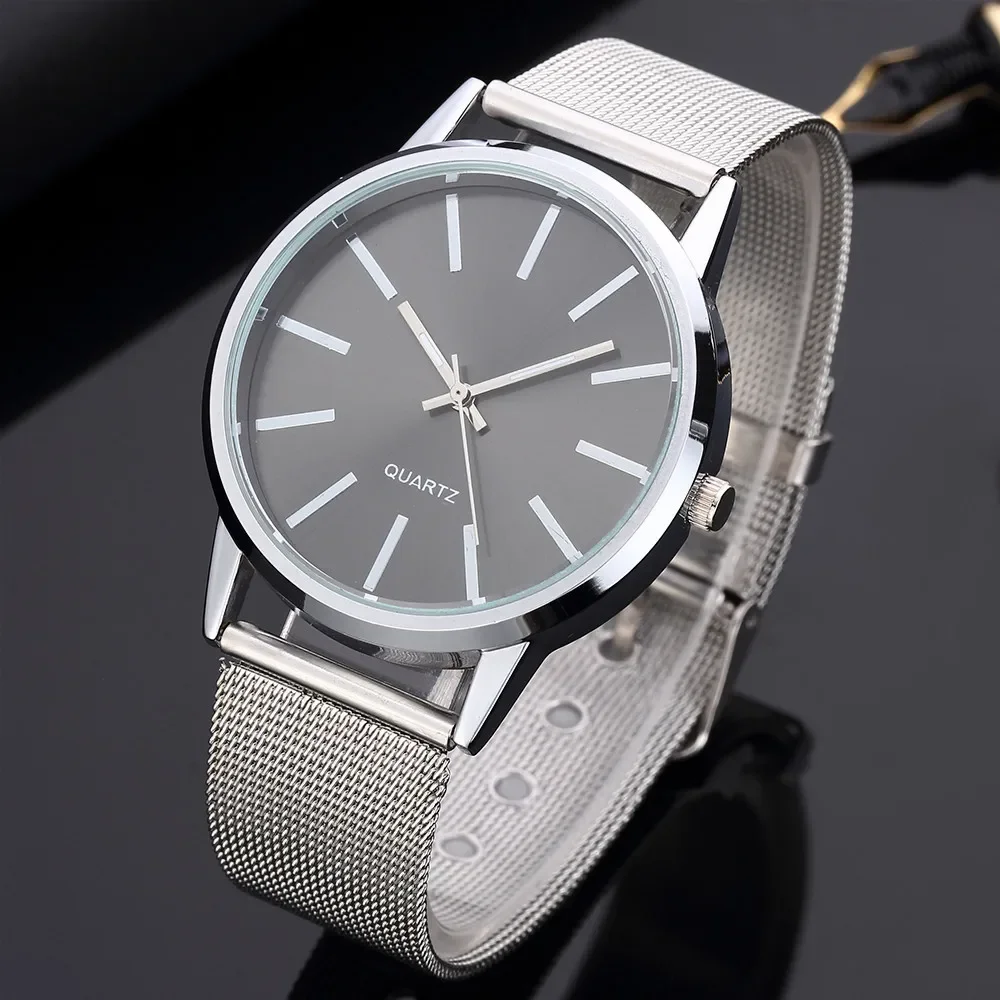 2024 Fashion Women Watches Luxury Metal Analog Quartz Wristwatch Sliver Mesh Belt Simple Elegant Ladies Watch Relogio Feminino