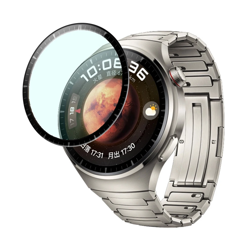 ฟิล์มป้องกันแบบโค้ง3D สำหรับ Huawei Watch 4/4 Pro ฟิล์มเต็มหน้าจอ (ไม่ใช่กระจก)