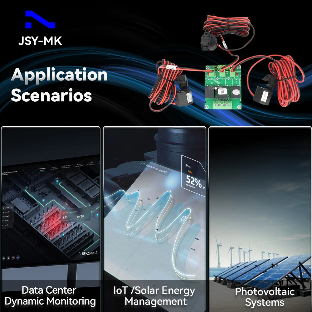 Imagem -06 - Bidirectional ac Power Energy Meter Module Jsy-mk333g 50ma63a 3p4w
