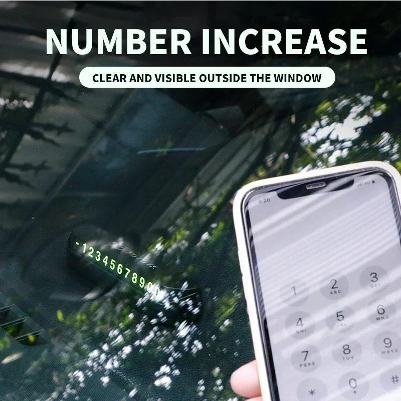 Estilo do carro cartão de estacionamento temporário placa de cartão de número de telefone para bmw m m3 m5 m6 x3 e46 e90 e39 f10 f20 f30 g20 e60 e36 e34 x6