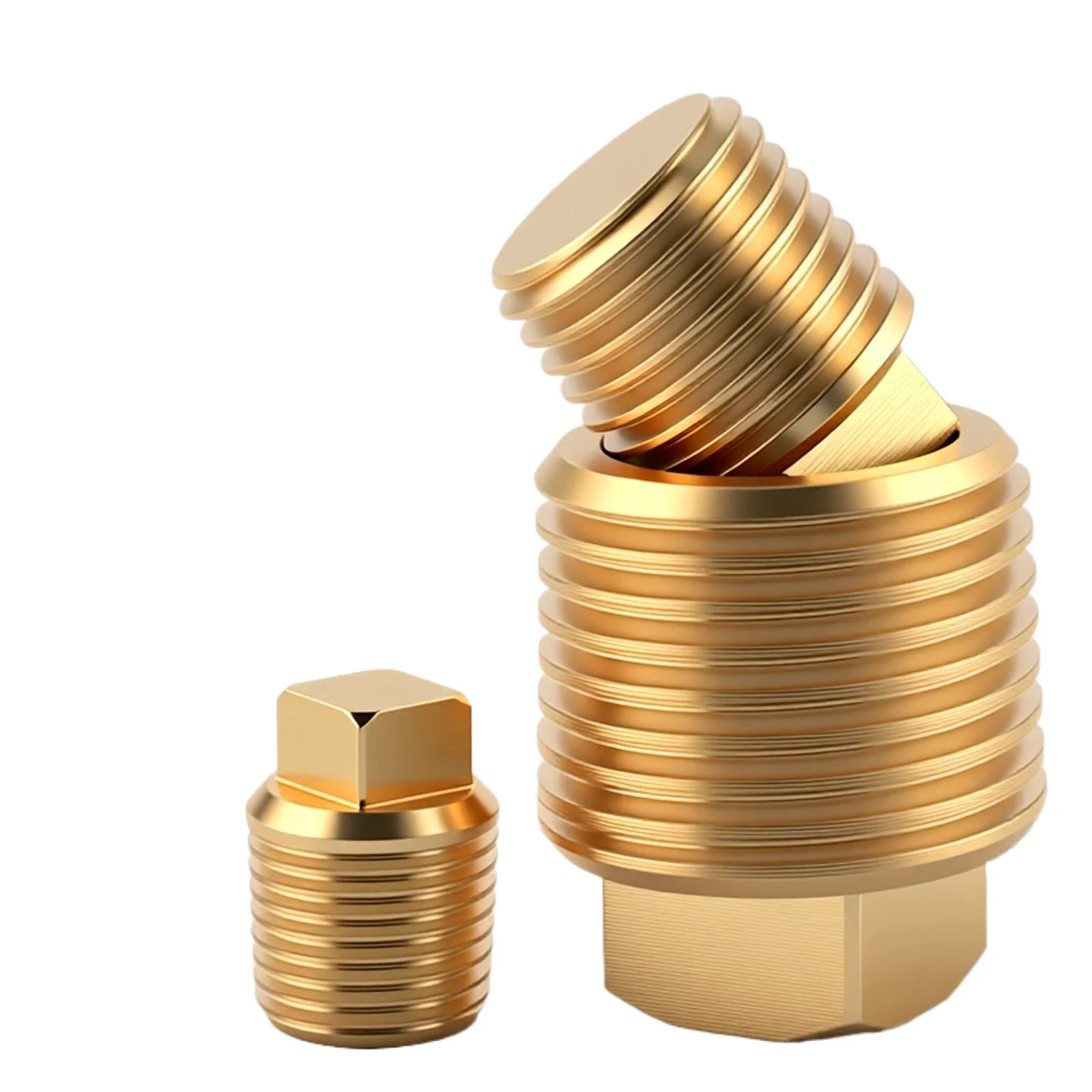 Заглушка-коннектор-латунная-с-квадратным-наконечником-резьба-npt-1-8-1-4-3-8-1-2-дюйма-150c-357-psi-для-воды-газа-масла