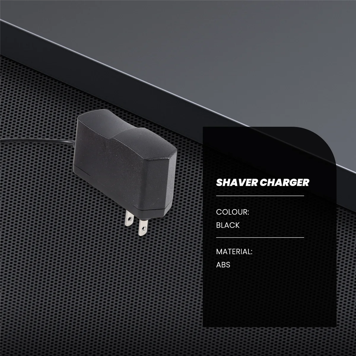 Für Philips-HQ8505 Norelco 7000 5000 3000 Serie Elektrorasierer, Bartschneider-Adapter, Netzkabel, US-Stecker