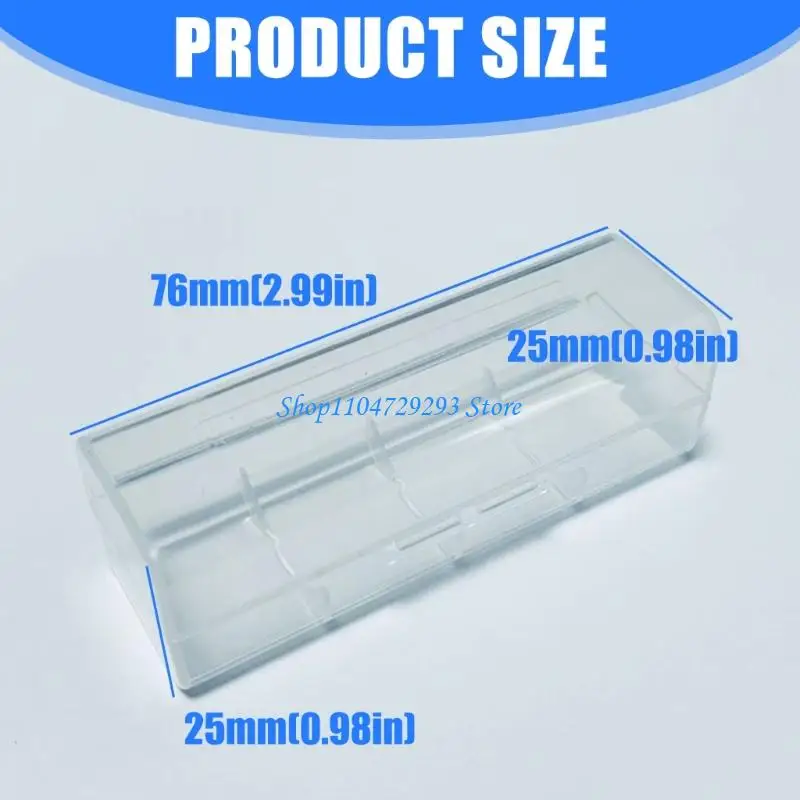 Durability PP Battery Storage Case For 21700 Cells Holder Featuring Shock Resistance Water Resistant Safe Box Travel Use 