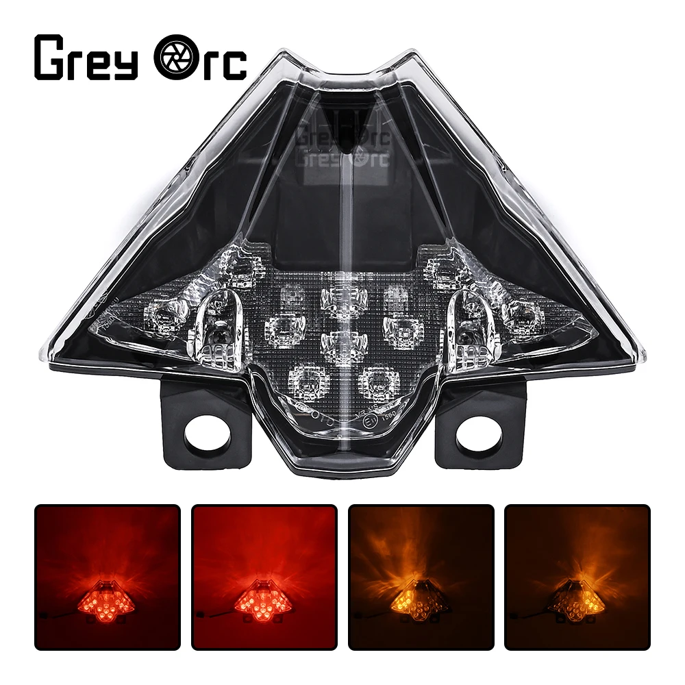 For Kawasaki Ninja 500 2024 Tail Light Ninja500 2025 Brake Light Z500 LED Rear Turn Signal EX500 Taillight SE500 Stop Integrated