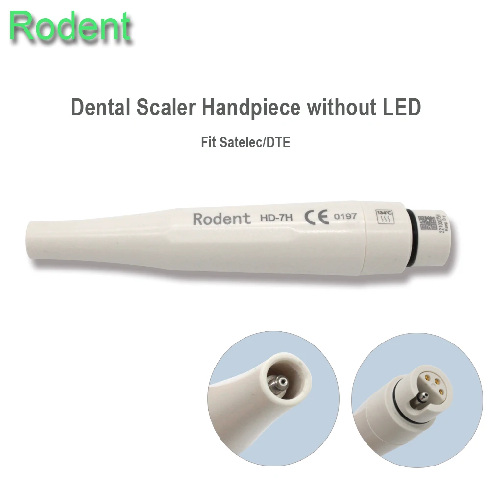 Dental Ultrasonic Piezo Scaler Handpiece Fit Satelec DTE With/without LED light Dental Scalers HD-7H HD-7L Scaler Tips