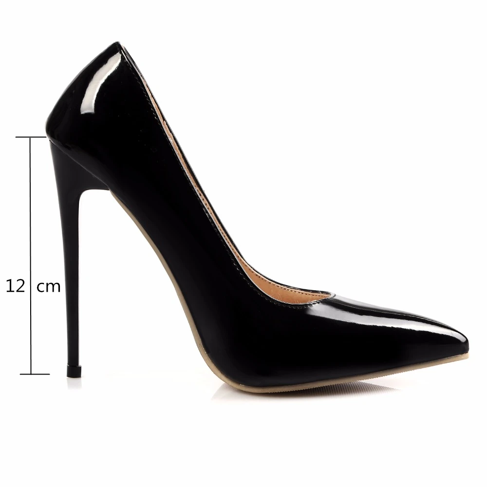 Fashion High Heels Women Pumps Shoes Brand Designer Point Toe Black Red White Nude Heeled Sexy Wedding Party Shoes Lady Big Size
