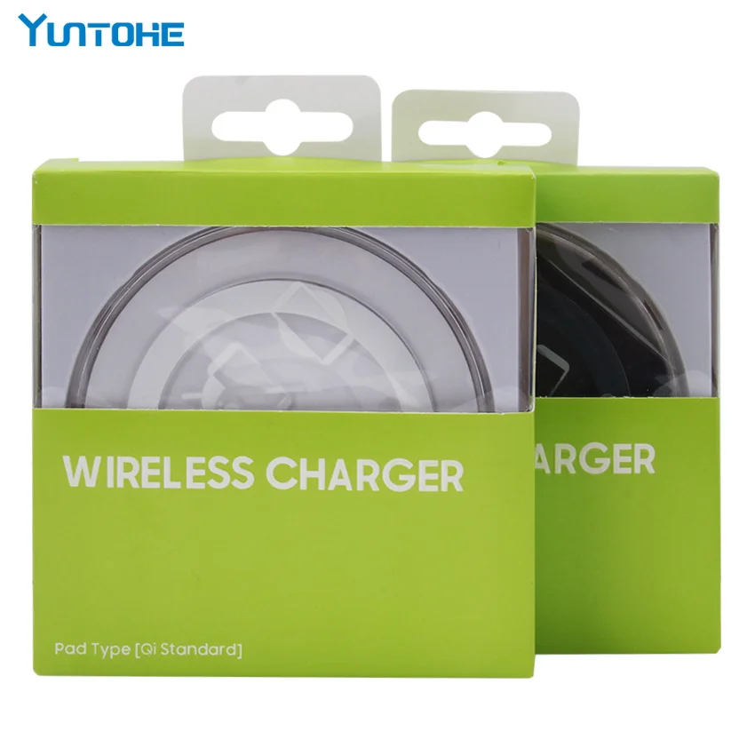 

30pcs Qi Wireless Charger Pad Wireless Charging Cord For Samsung Note8 iPhone 8 Plus Galaxy iphoneX with USB Cable in Retail Box