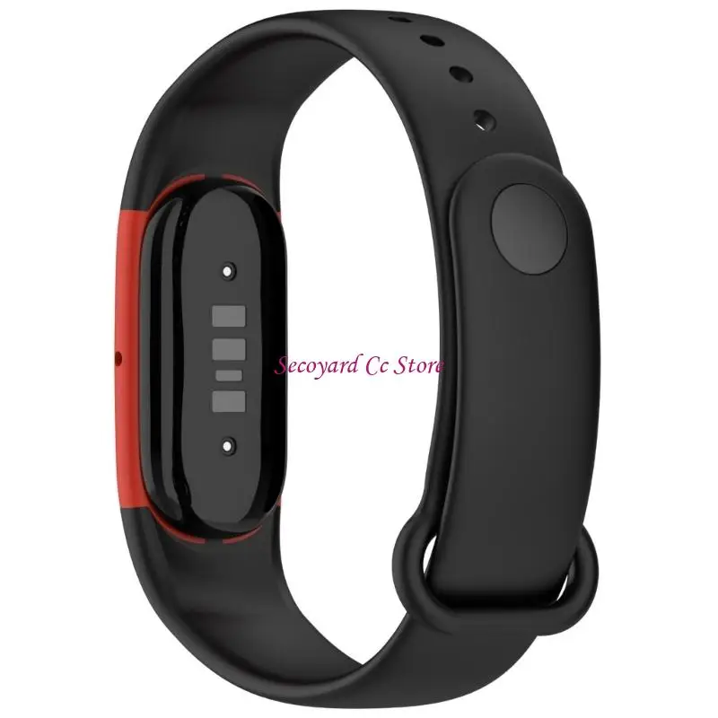 N3UC Soft Wristband Replacement Strap with Integrated Watch Slot and Flexible Silicone Feel for Active Daily Days Wear