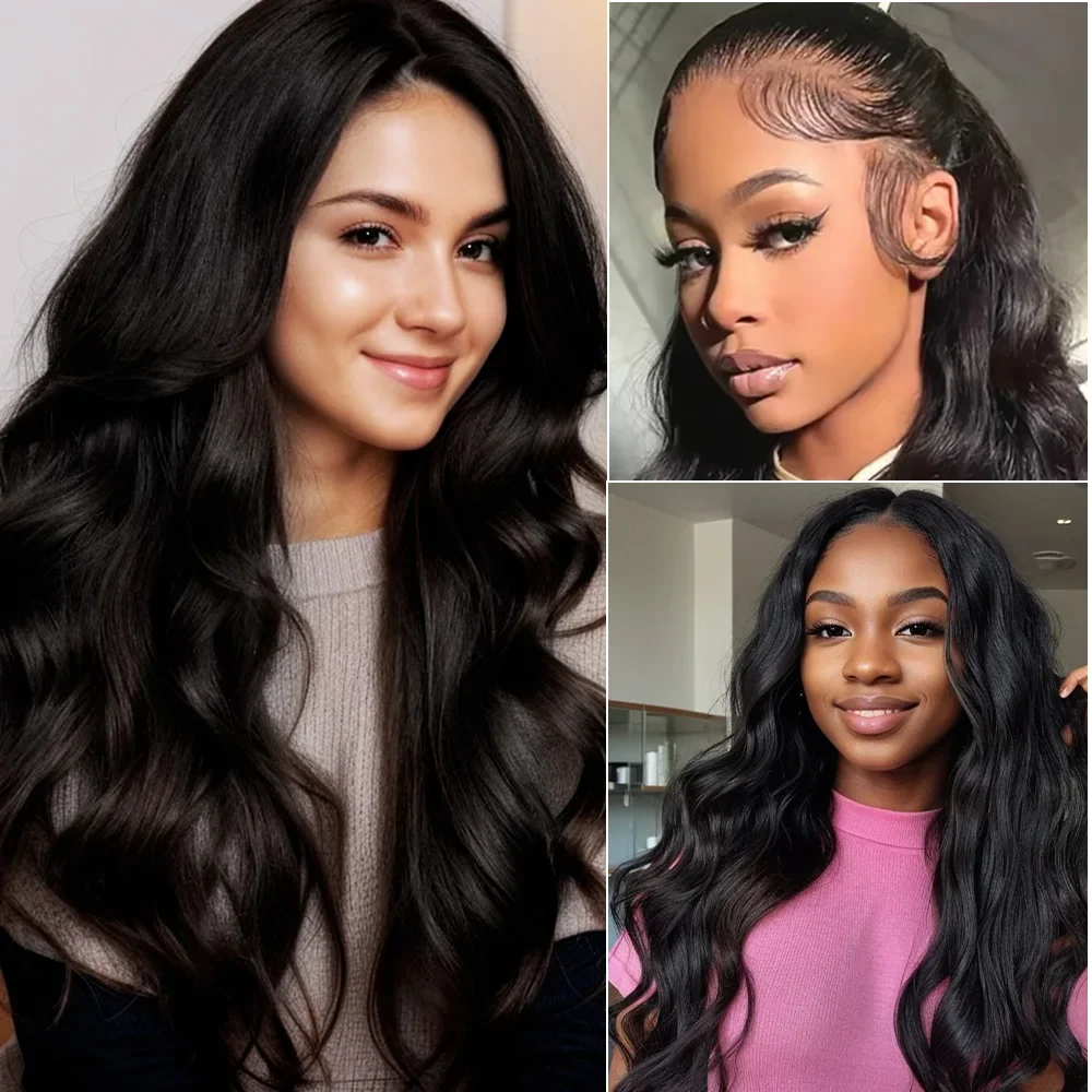 

Body Wave 5x5 Glueless Ready To Wear Go Human Hair Wigs 360 Full HD Lace Frontal Wig 13x6 Pre Plucked Closure Lace Front Wigs