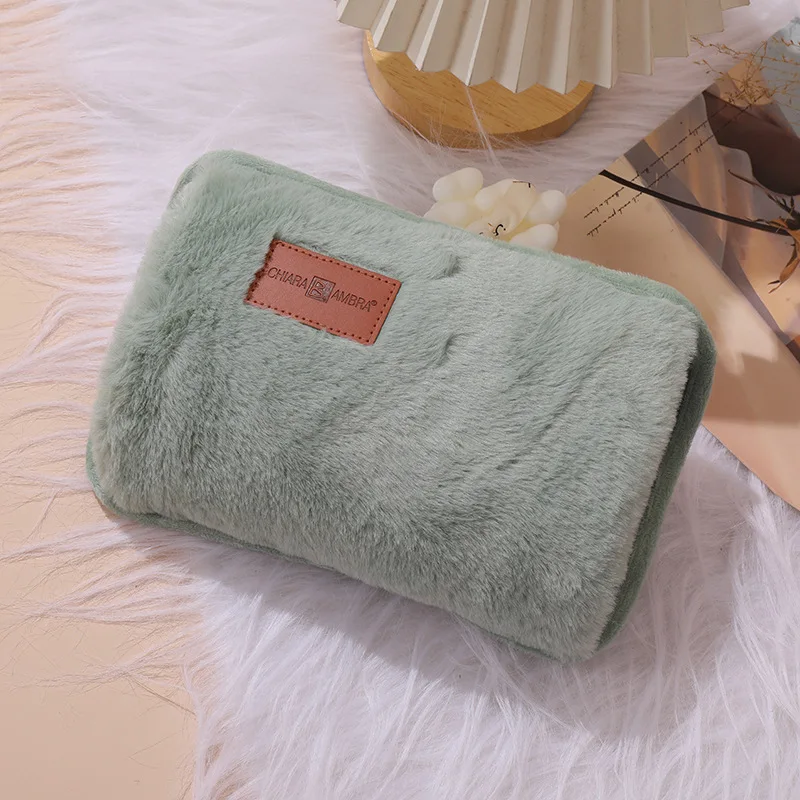 EU/AU/UK Plug Rabbit Hand Warmer Electric Hot Water Bag Soft Explosion-Proof Charging Heating Water Bags Winter
