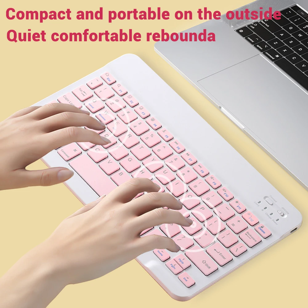 Imagem -05 - Emtra-mini Teclado e Mouse sem Fio Bluetooth Samsung Xiaomi Huawei Tablet Ipad Air Pro 12 Celular Laptop