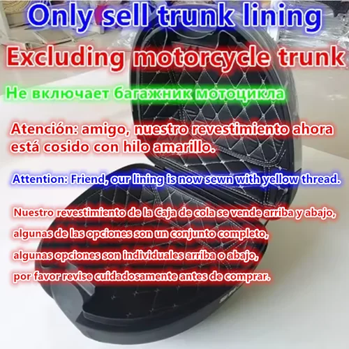 Imagen 2 del producto Forro de maletero de motocicleta SH26 SH29 SH33 SH34 SH36 SH39 SH40 SH44 SH45 SH47 SH48 SH59X Forro de maletero de motocicleta arriba y inferior