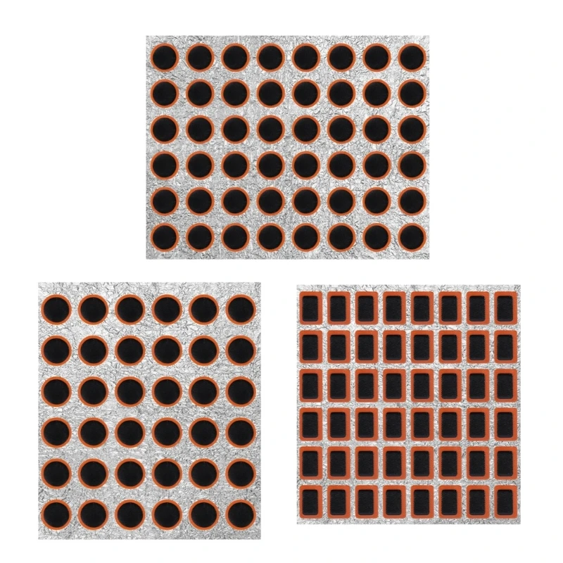 Natural Rubber Tire Repair Patches Mountain Bike Tire Puncture Patches for Road Cycling Repairs