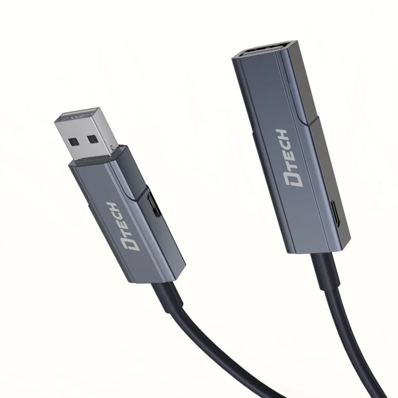 DTECH 5Gbps USB 2.0/3.0 M/F Cable extensor de transferencia de datos de extensión DT-2316-5M