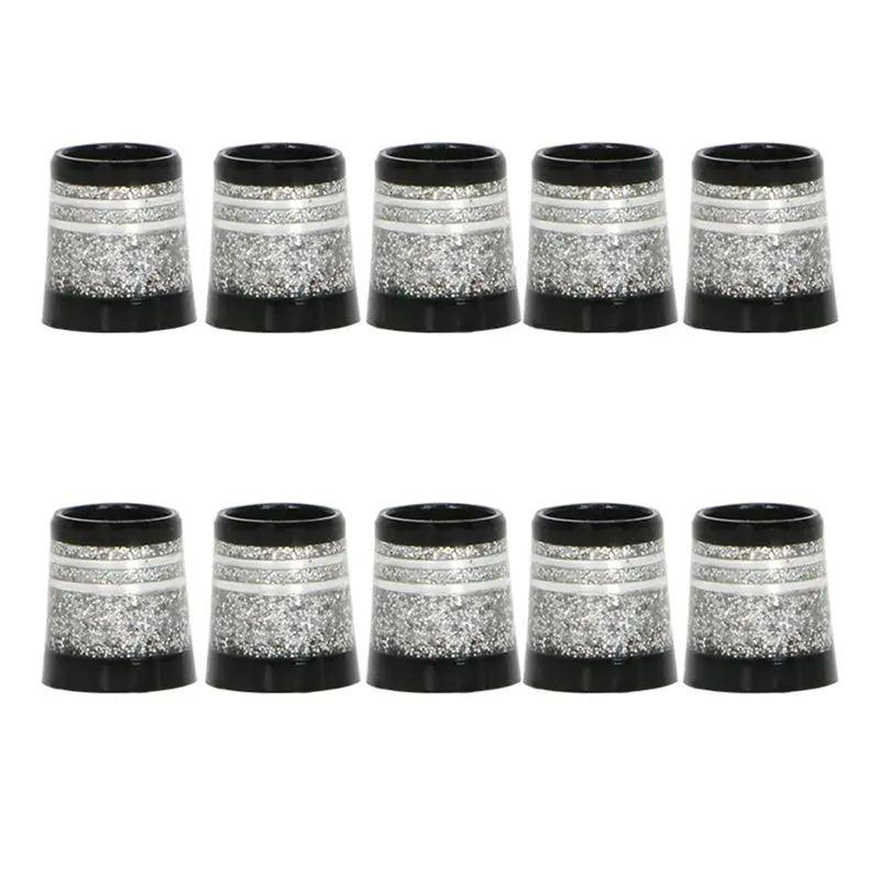 ABME New 10Pcs Golf Ferrules Tip Size 0.370 Golf Sleeve Ferrule for Golf Irons High Quality Club Shafts Accessories Silver