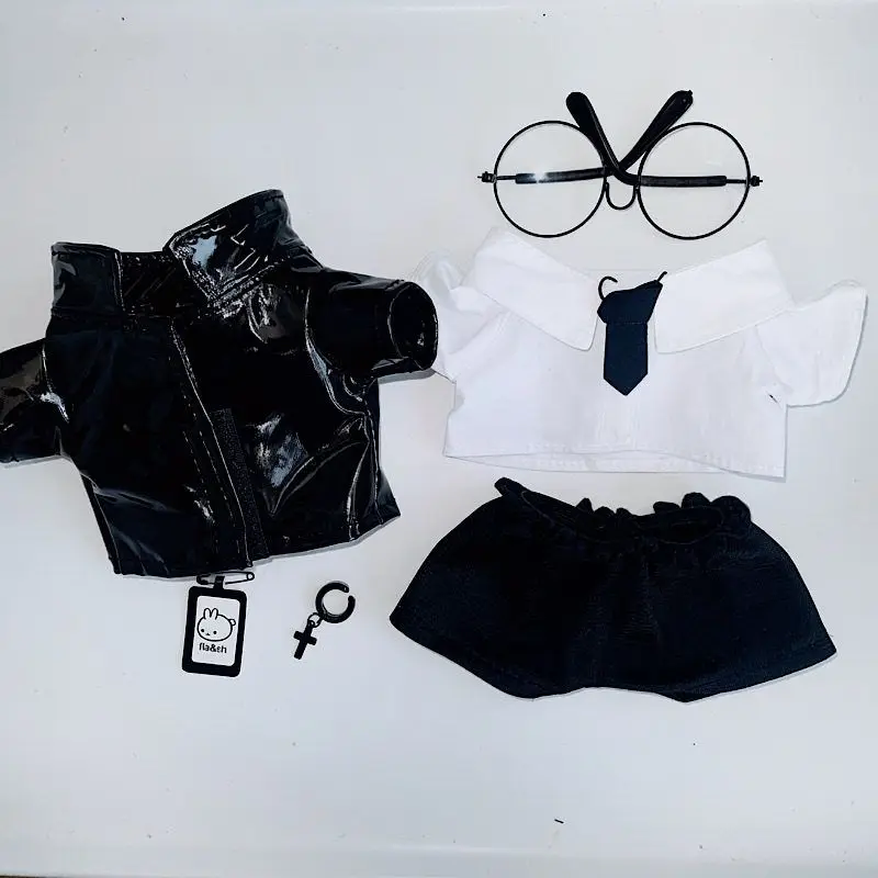 A 30cm-sized Long-legged Cotton Doll Clothing Set, Featuring A Special-shaped Doll Clothing, Shirt and Glasses Set view 5