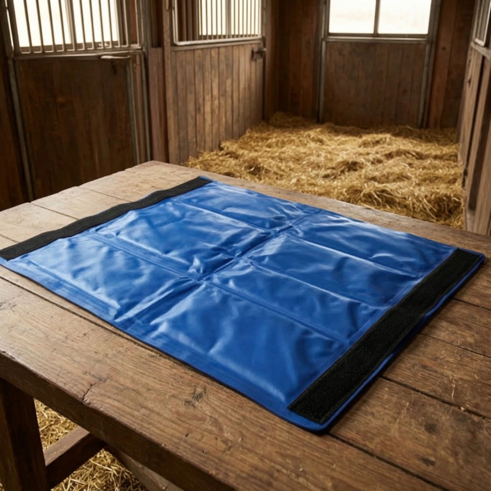 Cooling Horse Leg Wrap Secure Horse Ice Pack Ice Pack Insert Full Coverage Soft for Horses, Cold Treatment, Post-Training