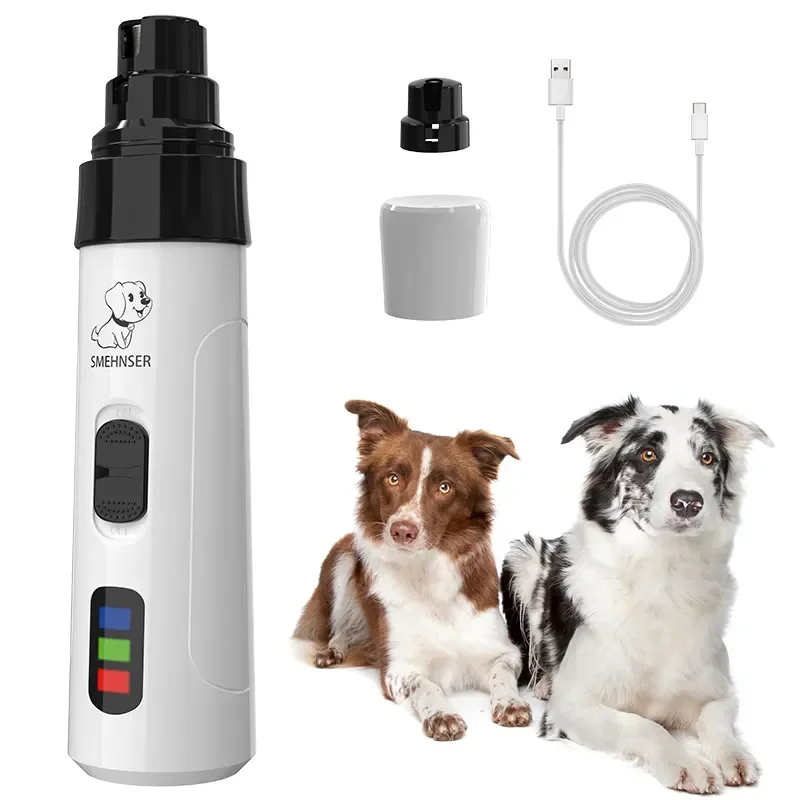 Painless Electric Dog Nail Grinder for Small Large Dog Cat Nail Clippers Pet Paws Nail Grooming USB Charging Trimmer Pet Supplie