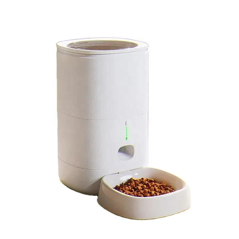 OEM Smart Cat Feeder Cat Food Storage Dispenser Dog Dry Food Automatic Feeder App Control Timing Fresh Pet Bowl