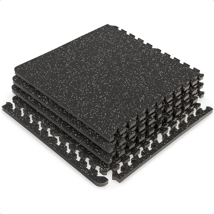 حصيرة أرضية مطاطية مزدوجة الكثافة من إسفنج EVA للمنزل لصالة الألعاب الرياضية لمعدات التمرين والملحقات MAT40 #1