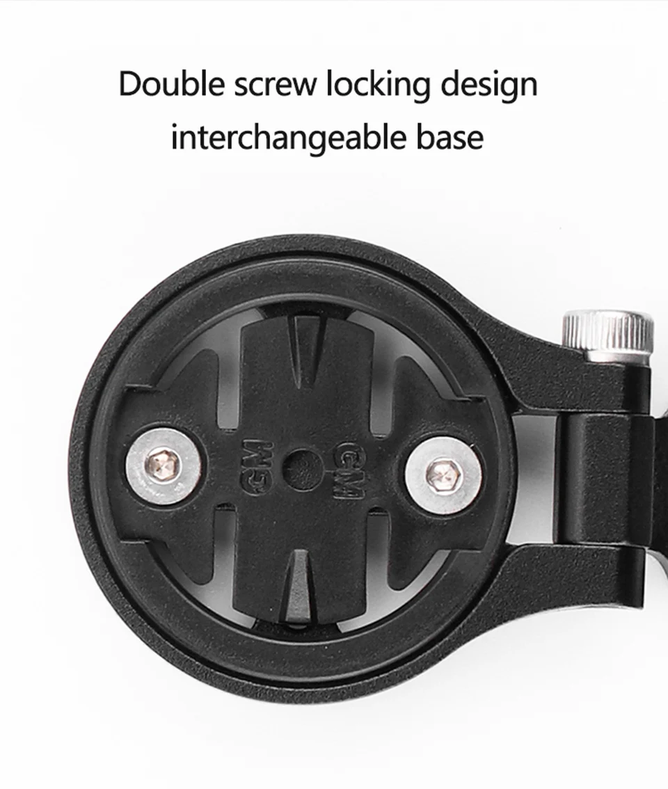 GUB 639 Fahrradcomputer-Vorbau, obere Kappenhalterung, Fahrradcomputer, winkelverstellbarer Halter, kompatibel mit Garmin Edge Wahoo Bryton Cateye – Detail 4
