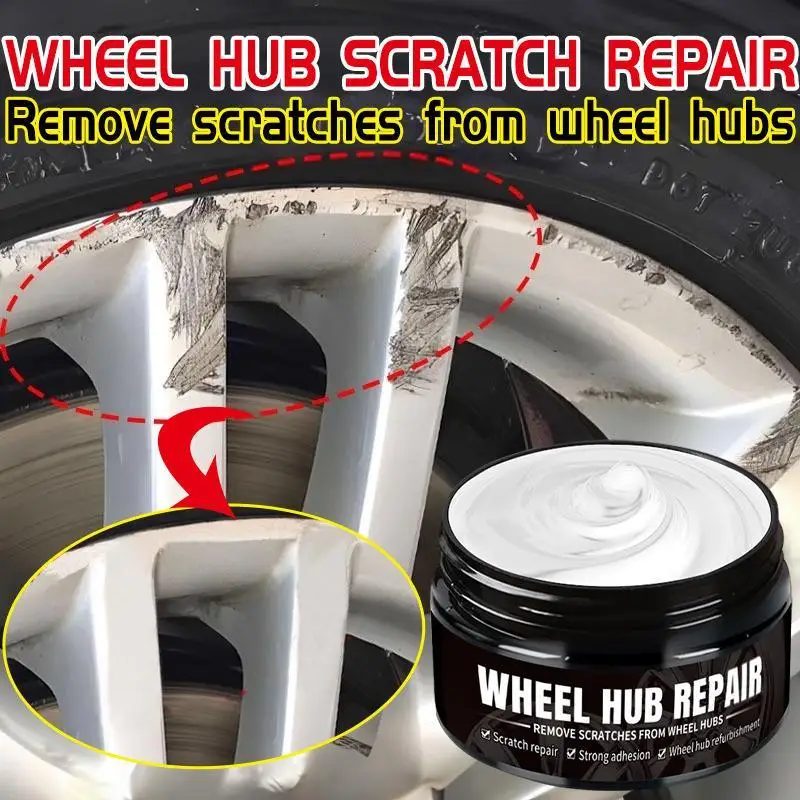 Coating Trim Restorer Repair Cream Automobile Wheel Rim Scratch Premium Tire Paste - Aluminum Alloy Wheel Hub Repair